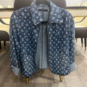 Louis Vuitton Dark Blue Monogram Denim Jacket
